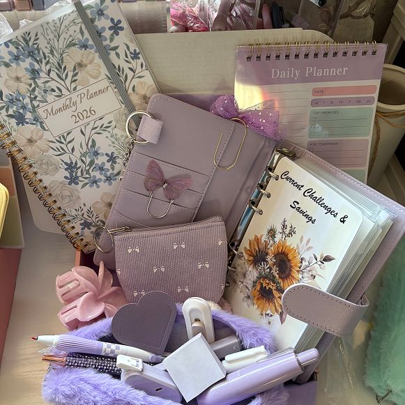 Regular size custom personalized budget binder cash stuffing system handmade Surprise Arizona by Bound By Elizabeth